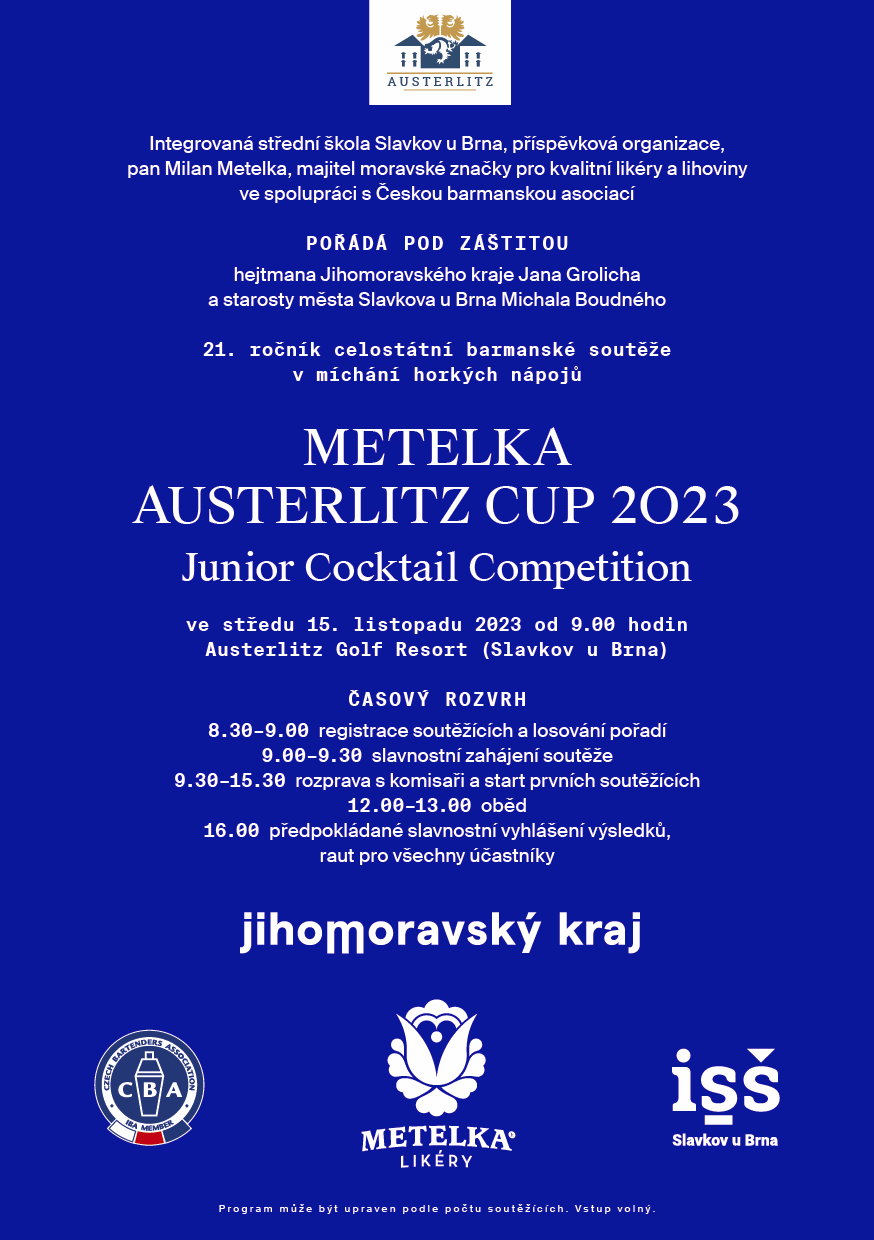Pozvánka Junior Cocktail Competition 2022
